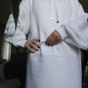 All Saints White Long Sleeve Dress